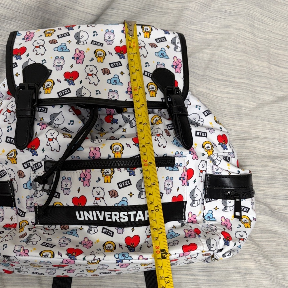NEW BT21 Character Print Backpack - Picture 5 of 13